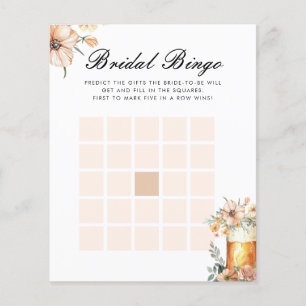 Bier Liebe Bingo Brautparty Game