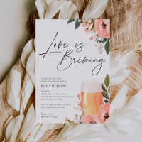 Bier Liebe Brauen Bridal Dusche Einladung