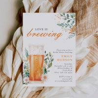 Bier Liebe Brauen Bridal Dusche Einladung