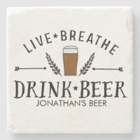 Bier Liebe Hipster Live Breathe Drink Bier nach Ma