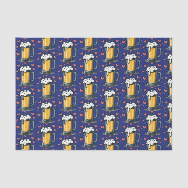 Bier-Liebe Seidenpapier (Vorderseite)
