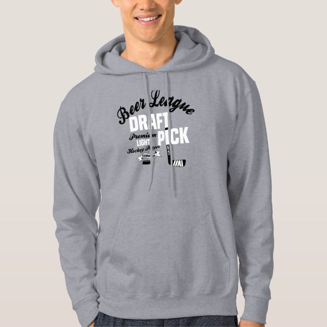 Bier-Liga-Hockey-Draft-Pick Hoodie (Vorderseite)