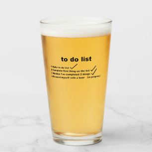 Bier-Liste Glas