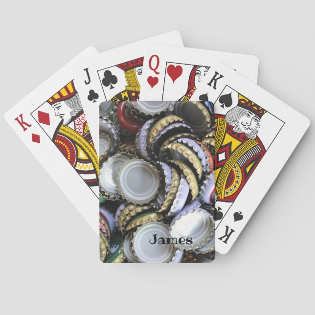 Bier Lover Cool und Trendy I Liebe Beer Spielkarten (Rückseite)