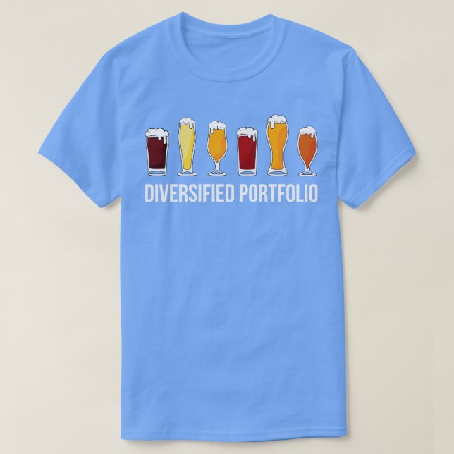 Bier Lover Diversifiziertes Portfolio I T-Shirt (Design vorne)