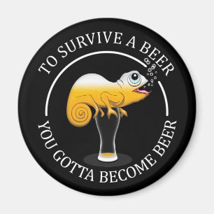 Bier Lover's Funny Zitat - Bier Magnet