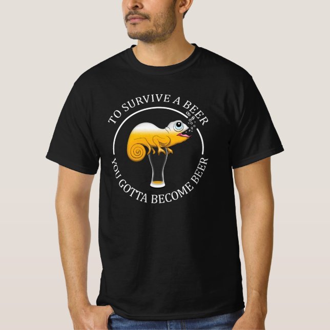 Bier Lover's Funny Zitat - Bier T-Shirt (Vorderseite)