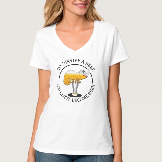Bier Lover's Funny Zitat - Bier T-Shirt (Vorderseite)