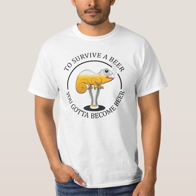 Bier Lover's Funny Zitat - Bier T-Shirt (Vorderseite)