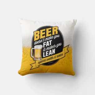 Bier Macht Dich Dünn Kissen