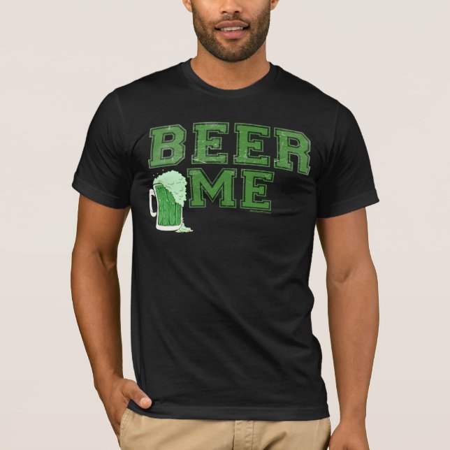 Bier Me Green Beer T-Shirt (Vorderseite)