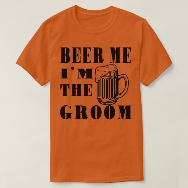 BIER ME Ix27M THE GROOM Funny Groom Geschenkraum f T-Shirt (Design vorne)