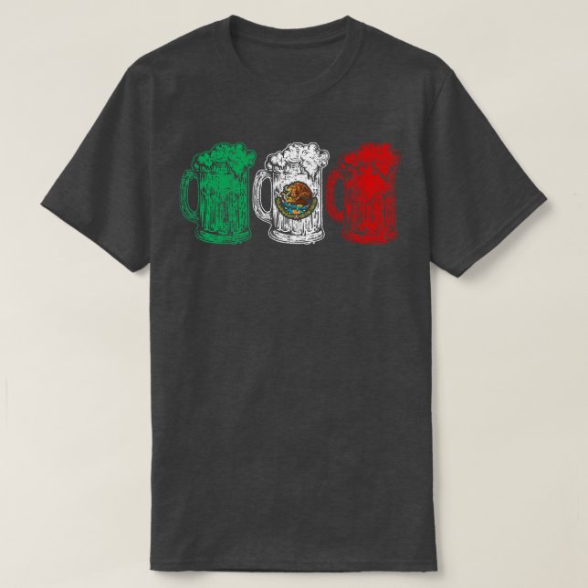 Bier Mexikanisch T-Shirt (Design vorne)