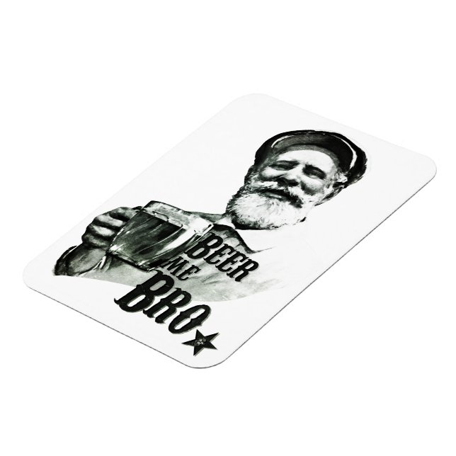 Bier mich Bro. Magnet (Linke Seite)