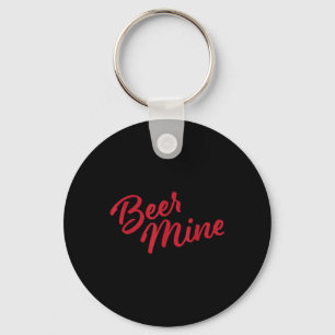 Bier-Mine für Bier-Drinks Sonniger Valentinstag Schlüsselanhänger
