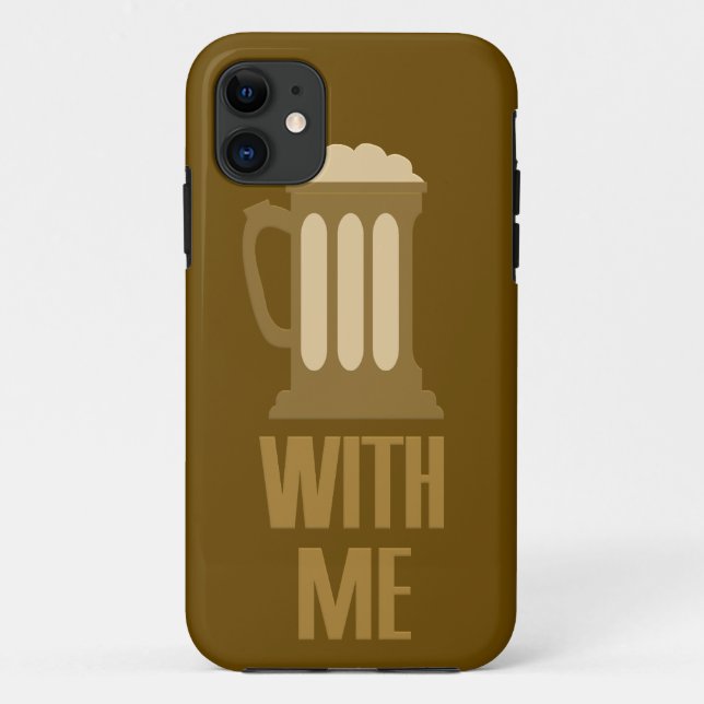 Bier mit iPhone-Gehäuse Case-Mate iPhone Hülle (Rückseite)