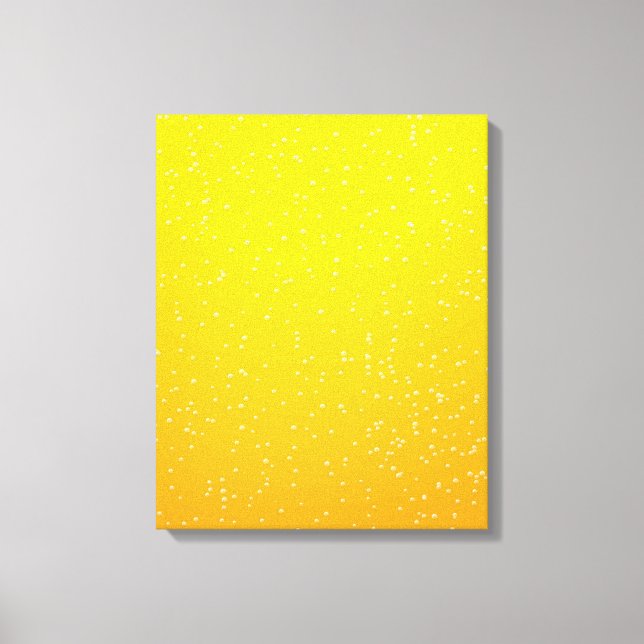 Bier mit kleinen Bubbles Background Art Leinwanddruck (Vorderseite)