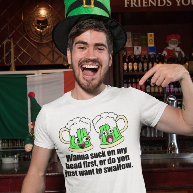 Bier mit Kopf T-Shirt (Von Creator hochgeladen)