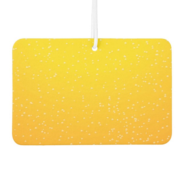 Bier mit Tiny Bubbles Autolufterfrischer (Vorderseite)