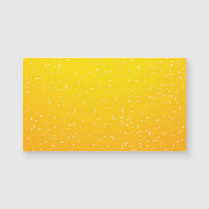 Bier mit Tiny Bubbles Magnetkarte