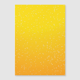 Bier mit Tiny Bubbles Magnetkarte