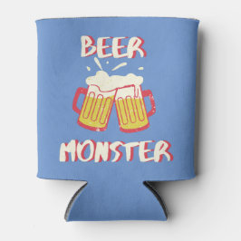 Bier Monster kann kälter werden | Hellblauer Hinte Dosenkühler