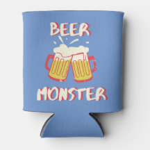 Bier Monster kann kälter werden | Hellblauer Hinte