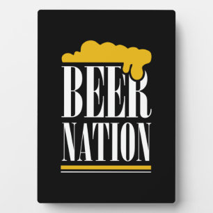 Bier Nation Fotoplatte