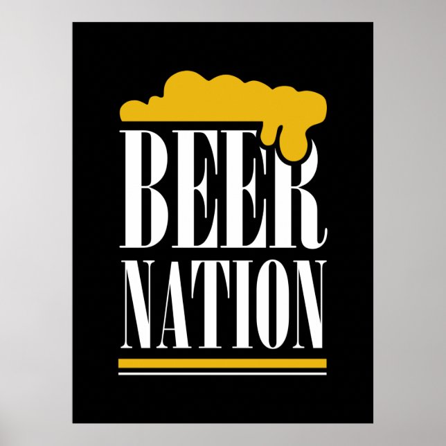 Bier Nation Poster (Vorne)