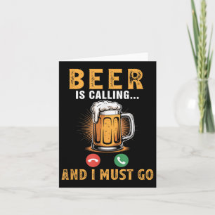 Bier nennt "Funny Joke Drinker Drinker Beer L Karte