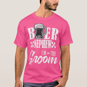 Bier Nephew im Groom Drink Beer Family Weddin T-Shirt