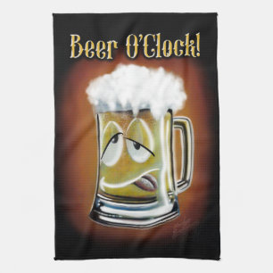 Bier O'clock! Geschirrtuch