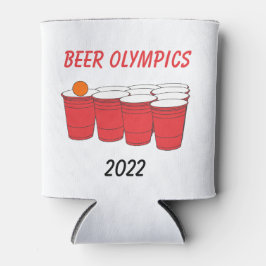 Bier Olympia Red Solo Cup Pong kann kühler Dosenkühler