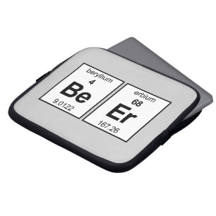 Bier-Periodensystem Laptopschutzhülle