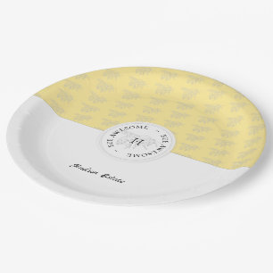 Bier Phantastisch Silver Honey Bee Personalisiert Pappteller