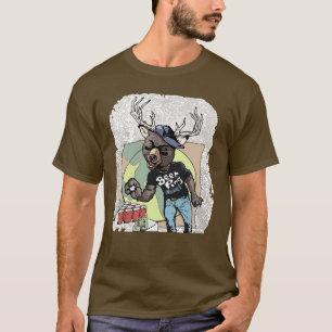 Bier? Pong lustige Bier-Rotwild-Kreuzung T-Shirt