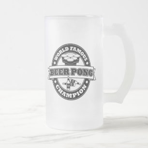 Bier Pong Meister Mattglas Bierglas