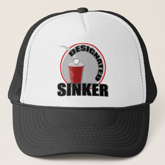 Bier Pong Meister Truckerkappe (Vorderseite)