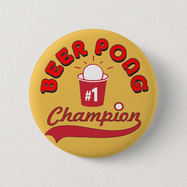 Bier Pong Preis Button (Vorderseite)