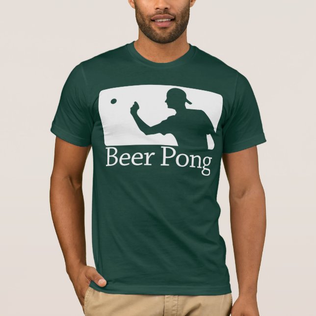 Bier Pong Shirt (Vorderseite)
