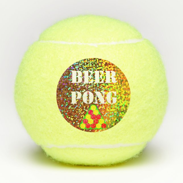 Bier Pong Tennis Ball Set 3 (Vorderseite)