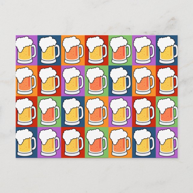 BIER Pop Postkarte (Vorderseite)