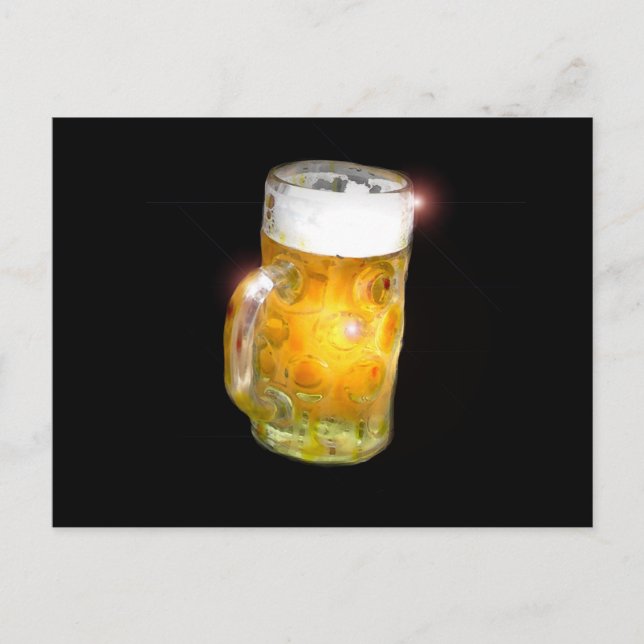 Bier Postkarte (Vorderseite)