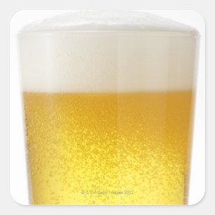 Bier Quadratischer Aufkleber