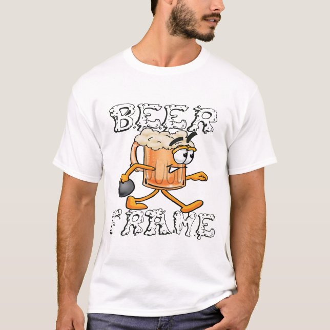 BIER Rahmen! T-Shirt (Vorderseite)