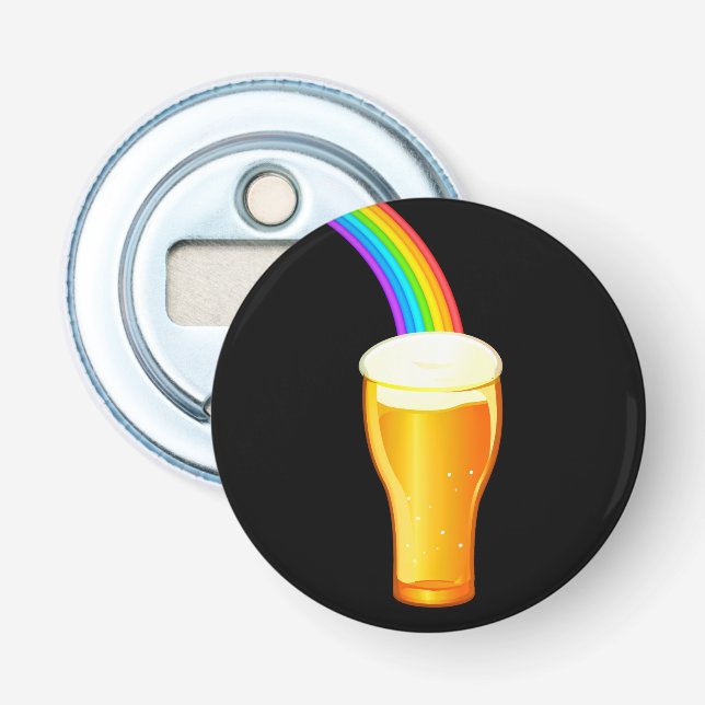 Bier Rainbow Flaschenöffner (Vorderseite)