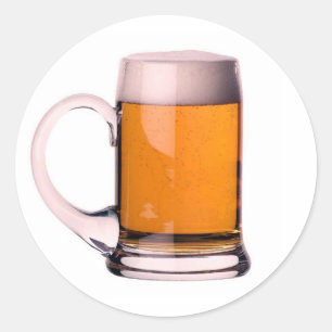 Bier Round Stickers