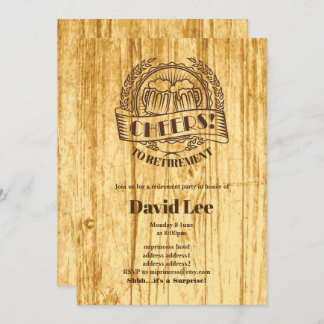 BIER, Ruhestand bejubeln, Einladung