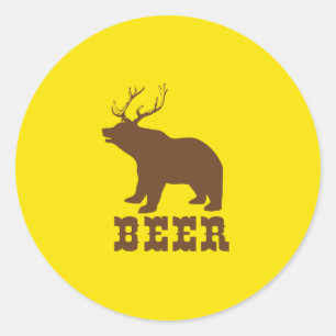 Bier Runder Aufkleber