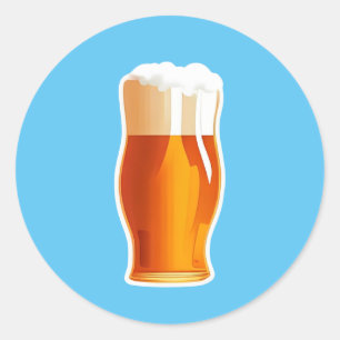 Bier Runder Aufkleber